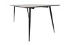 Imagine Masa de dining Silar - 180 cm - "Wood Look" Melamina / Picioare Negre