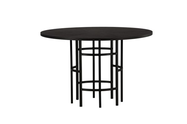 Masa rotunda 115 cm negru Copenhaga