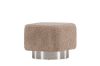 Imagine Newton Ottoman/Pouf - Argintiu / Gri Inchis Teddy