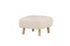 Imagine Salina Ottoman/Pouf - White Wash / White Boucle