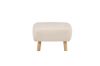 Imagine Salina Ottoman/Pouf - White Wash / White Boucle