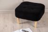 Imagine Salina Ottoman/Pouf - Oaklook / Black Fleece