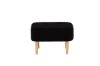 Imagine Salina Ottoman/Pouf - Oaklook / Black Fleece