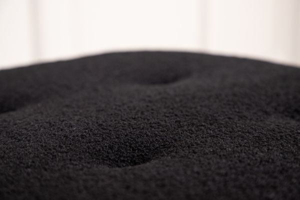 Imagine Salina Ottoman/Pouf - Oaklook / Black Fleece