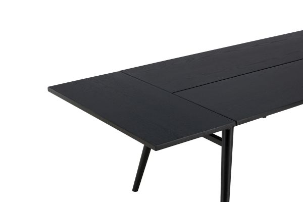 Imagine Extensie pentru masă de dining Sleek - Negru periat - 45 * 95 cm