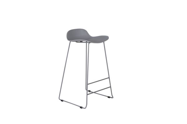 Imagine Wave Bar Chair - Picioare din gri - Plastic gri