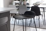 Scaun bar negru Wave