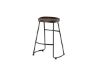 Imagine Ozark Bar Chair 2-pack - Zinklook / Dark Walnut Wood