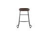 Imagine Ozark Bar Chair 2-pack - Zinklook / Dark Walnut Wood