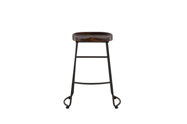 Imagine Ozark Bar Chair 2-pack - Zinklook / Dark Walnut Wood