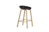 Imagine Decatur Bar Chair - Aspect lemn de stejar / PP negru