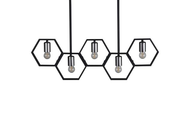 Imagine Queen B Pendant Lamp L800*W42*H260 Black