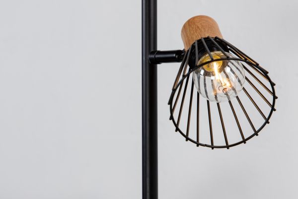 Imagine Lampa de podea Atticus L240 * W200 * H1385 Negru