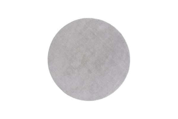 Imagine Ulla - Wool / Polyester Carpet - Light Grey  - ø200