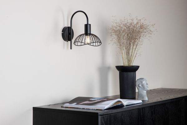 Imagine Lampă de perete Elsa L160 x l260 x Î240 Negru