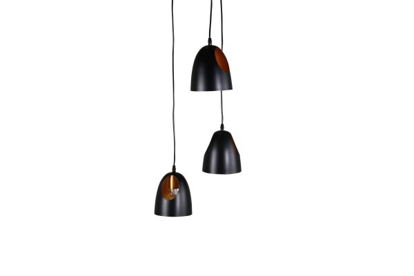 Imagine Lampa pendul Elda D400*H1070 Negru / Cupru