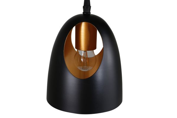 Imagine Lampa pendul Elda D400*H1070 Negru / Cupru