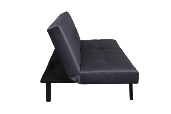 Imagine Bodil Sofabed - Black / Dark Grey Velvet