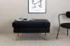 Imagine Boom Ottoman - Brass / Black Velvet