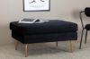 Imagine Boom Ottoman - Brass / Black Velvet