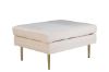 Taburet alb ivory/auriu Boom