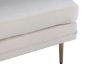 Taburet alb ivory/auriu Boom