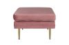 Imagine Boom Ottoman - Brass / Catifea roz