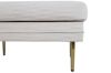 Imagine Boom Ottoman - Brass / Beige Corduroy