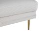 Imagine Boom Ottoman - Brass / Beige Corduroy