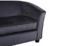 Imagine Måna Kids Sofa - Black / Dark Grey  Velvet