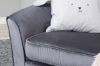 Imagine Måna Kids Sofa - Black / Dark Grey  Velvet