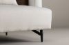 Imagine Sofia Single Sofa - Black / Beige Fabric / linen