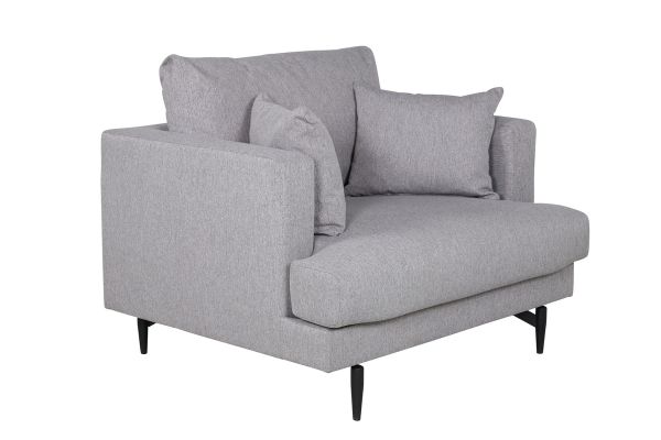 Imagine Sofa Sofia - Negru / Gri Fabrica