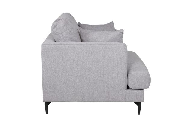 Imagine Sofa Sofia - Negru / Gri Fabrica