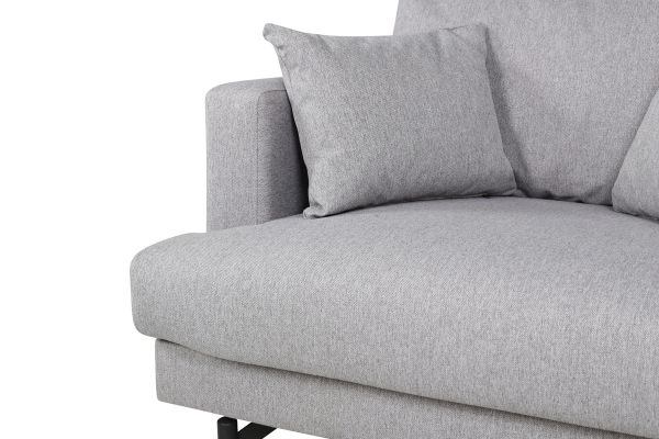 Imagine Sofa Sofia - Negru / Gri Fabrica