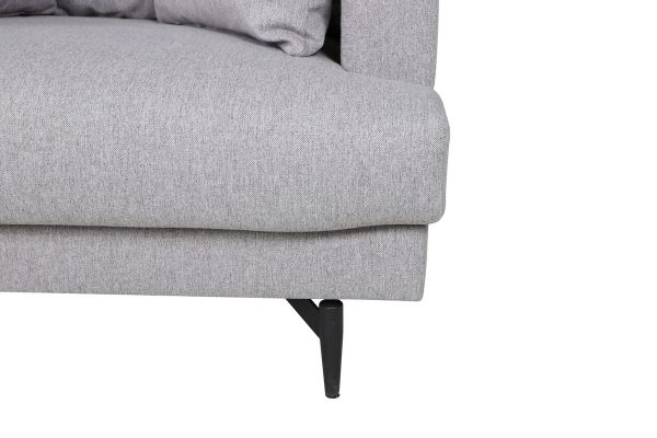 Imagine Sofa Sofia - Negru / Gri Fabrica