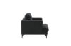 Imagine Sofia Single Sofa - Black / Black Fabric