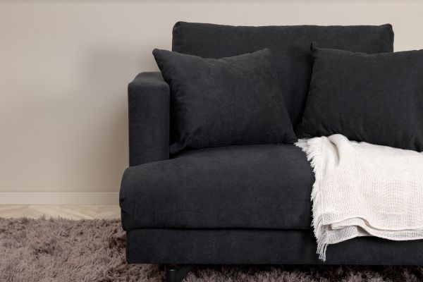 Imagine Sofia Single Sofa - Black / Black Fabric