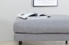 Imagine Zoom Ottoman - Material textil negru/ gri-otel