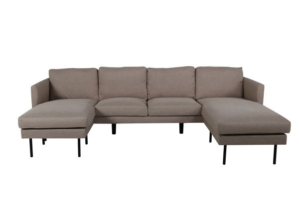 Imagine Please fully translate

Zoom U-Sofa - Black / Brown Fabric