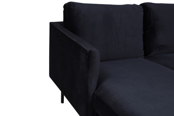 Imagine Traducere:
Canapea Zoom U-Sofa - Negru / Catifea neagra