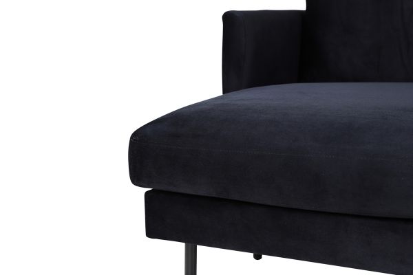 Imagine Traducere:
Canapea Zoom U-Sofa - Negru / Catifea neagra