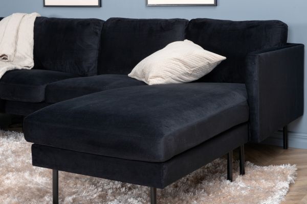 Imagine Traducere:
Canapea Zoom U-Sofa - Negru / Catifea neagra