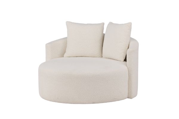 Imagine Sofa Kelso - Lemn / Blanc Teddy