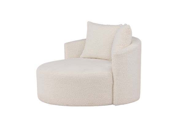 Imagine Sofa Kelso - Lemn / Blanc Teddy