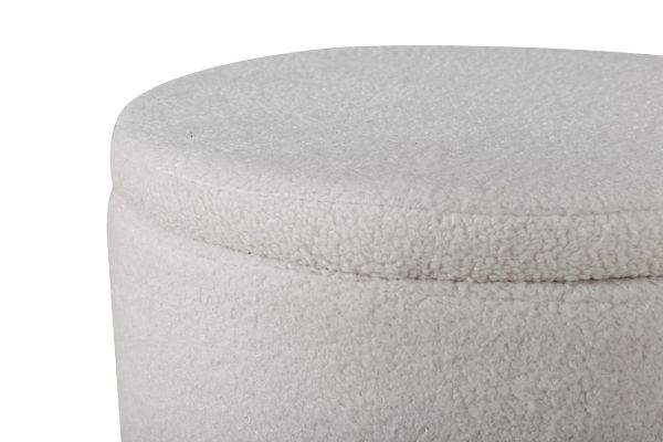 Imagine Dunken Pouf - / Offwhite Teddy