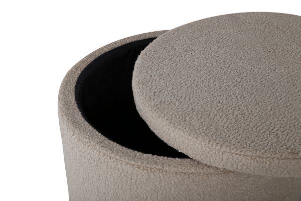 Imagine Dunken Pouf - / Beige Teddy