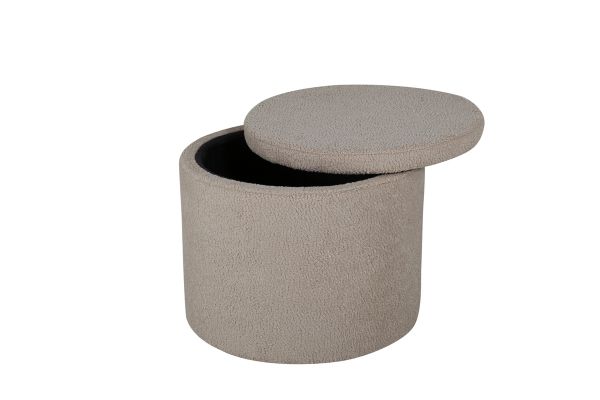 Imagine Dunken Pouf - / Beige Teddy