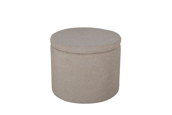 Imagine Dunken Pouf - / Beige Teddy