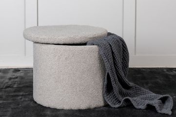 Imagine Dunken Pouf - / Greige Teddy